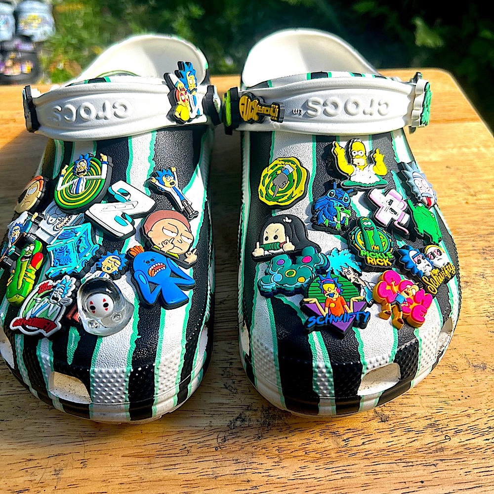 Rick And Morty Art Basel Custom Crocs - image 2